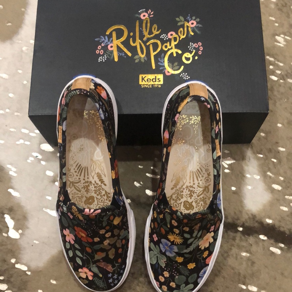 BNIB KEDSx Rifle Paper Co. Loafers